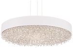 Eclyptix LED 6.5"H x 28.8"W 1-Light Crystal Pendant in Pol Stainl