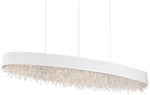 Eclyptix LED 6.5"H x 48.75"W 1-Lt Linear Pendant in Pol Stainless