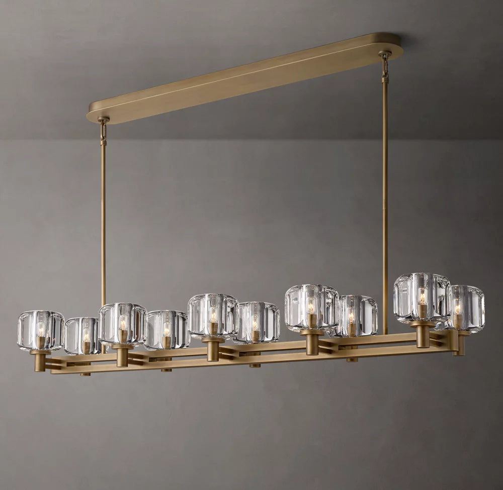 Demaret Double Linear Chandelier 54"