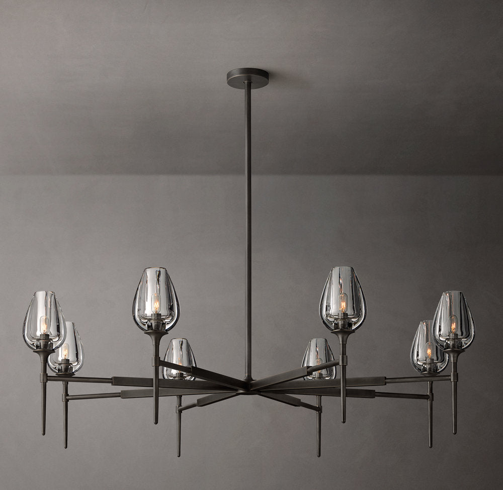 Tulip Round Chandelier 54"