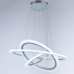 3-Ring Modern Mid Century Chandelier