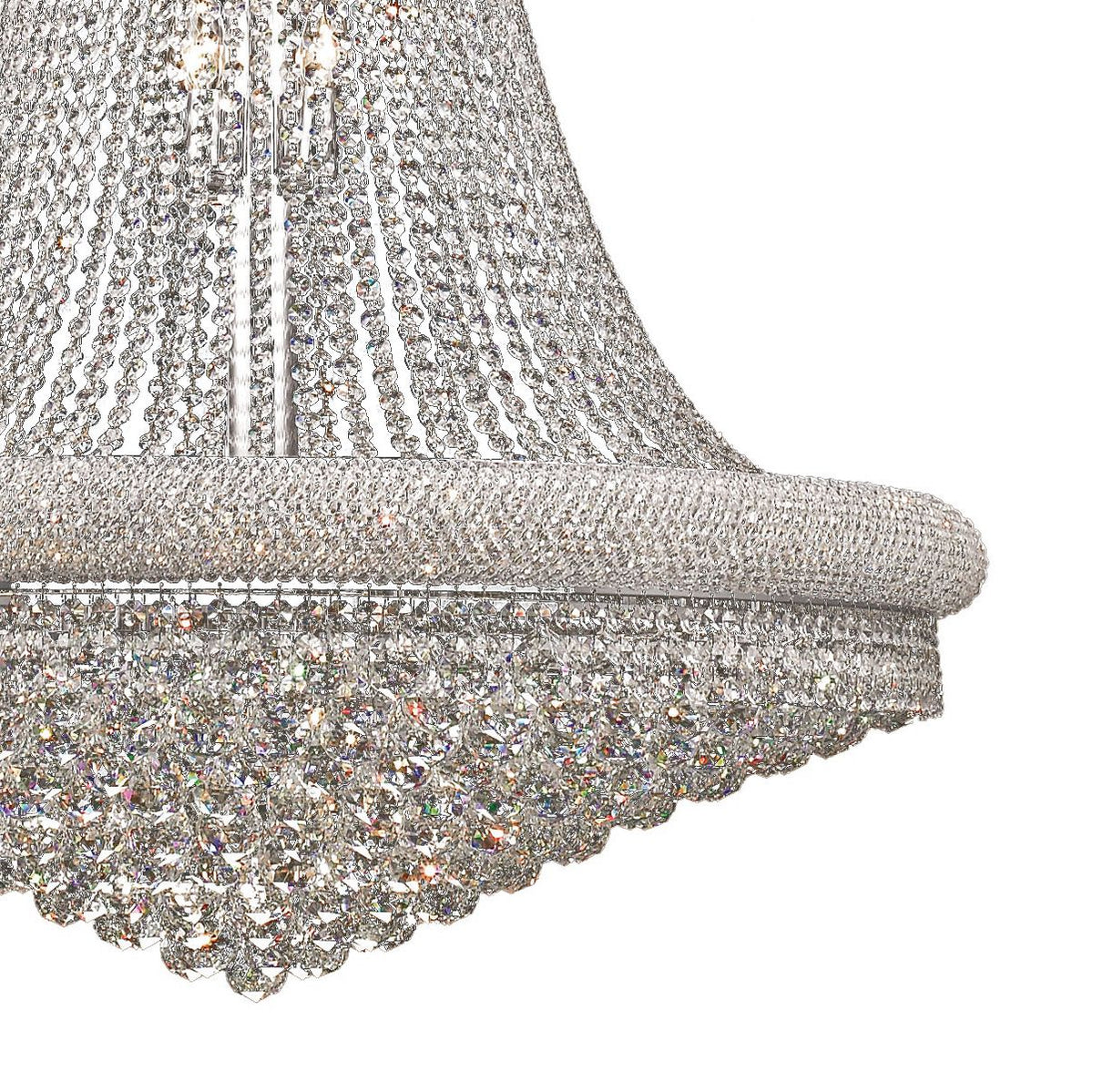 Elegant Lighting Primo 36" Royal Clear Crystal 32-Light Chandelier