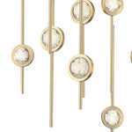 Barletta 23.50 In. x 12 In. Integrated LED Chandelier in Brass