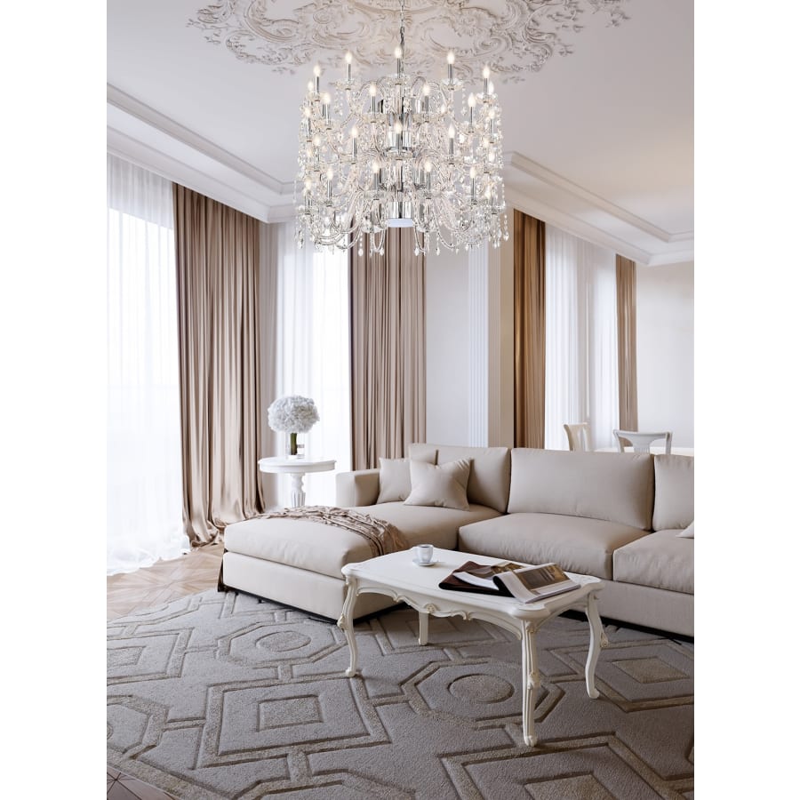 Ferrero 48 Light 42" Wide Crystal Chandelier