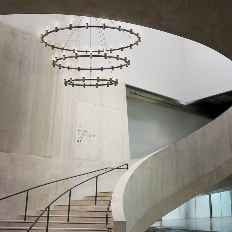 Albany 51 Light 60" Wide LED Ring Chandelier