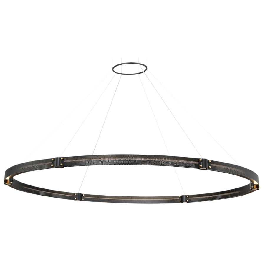 Admiral 2 Light 62" Wide LED Ring Chandelier - 1 Tier