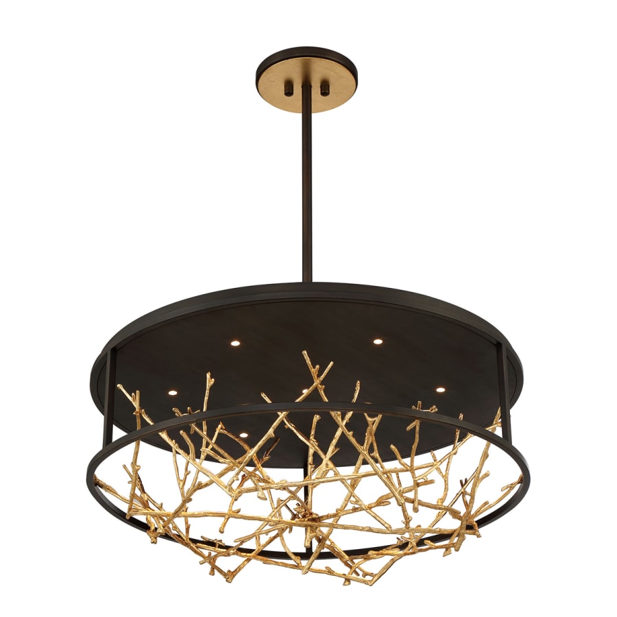 Aerie 31" Wide LED Abstract Drum Chandelier