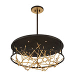Aerie 31" Wide LED Abstract Drum Chandelier