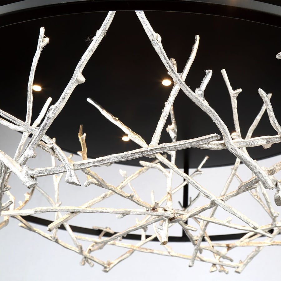 Aerie 31" Wide LED Abstract Drum Chandelier