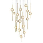 Barletta 16 Light 32" Wide LED Abstract Multi Light Pendant