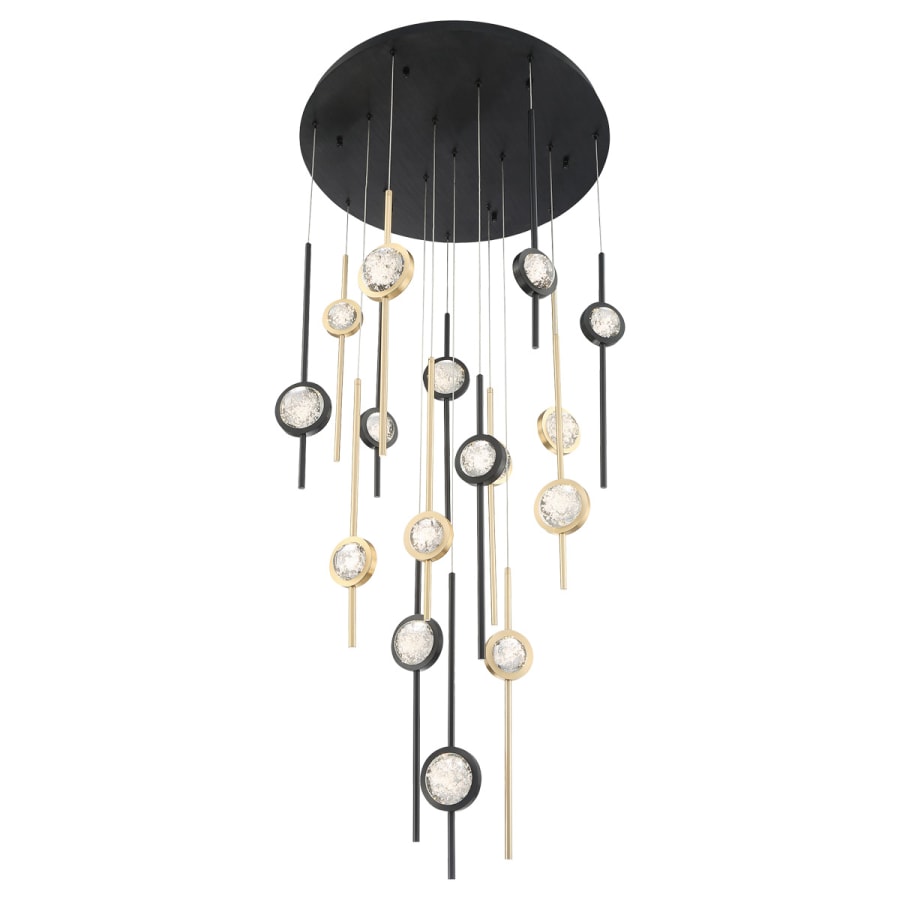 Barletta 16 Light 32" Wide LED Abstract Multi Light Pendant