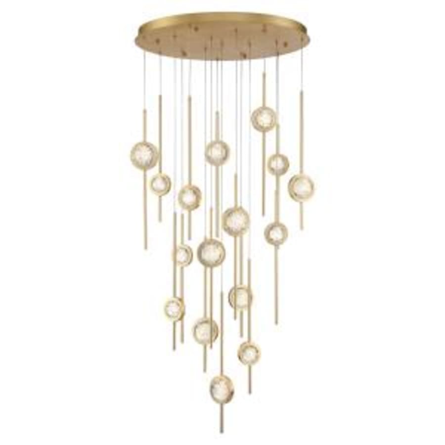 Barletta 16 Light 32" Wide LED Abstract Multi Light Pendant