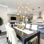 Barletta 12 Light 38" Wide LED Abstract Linear Pendant