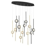 Barletta 12 Light 38" Wide LED Abstract Linear Pendant