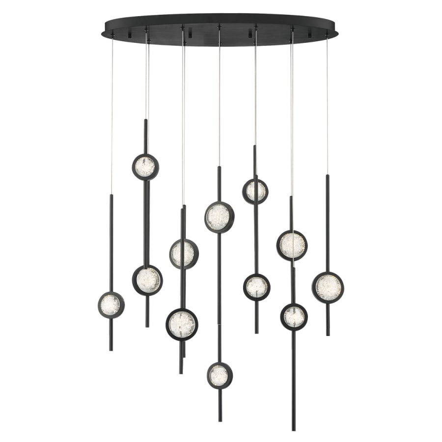 Barletta 12 Light 38" Wide LED Abstract Linear Pendant