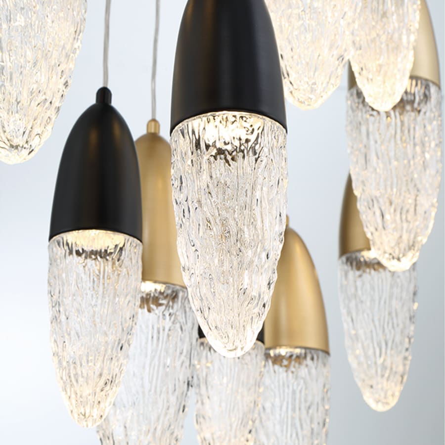 �crou 22 Light 40" Wide Suspension Multi Light Pendant
