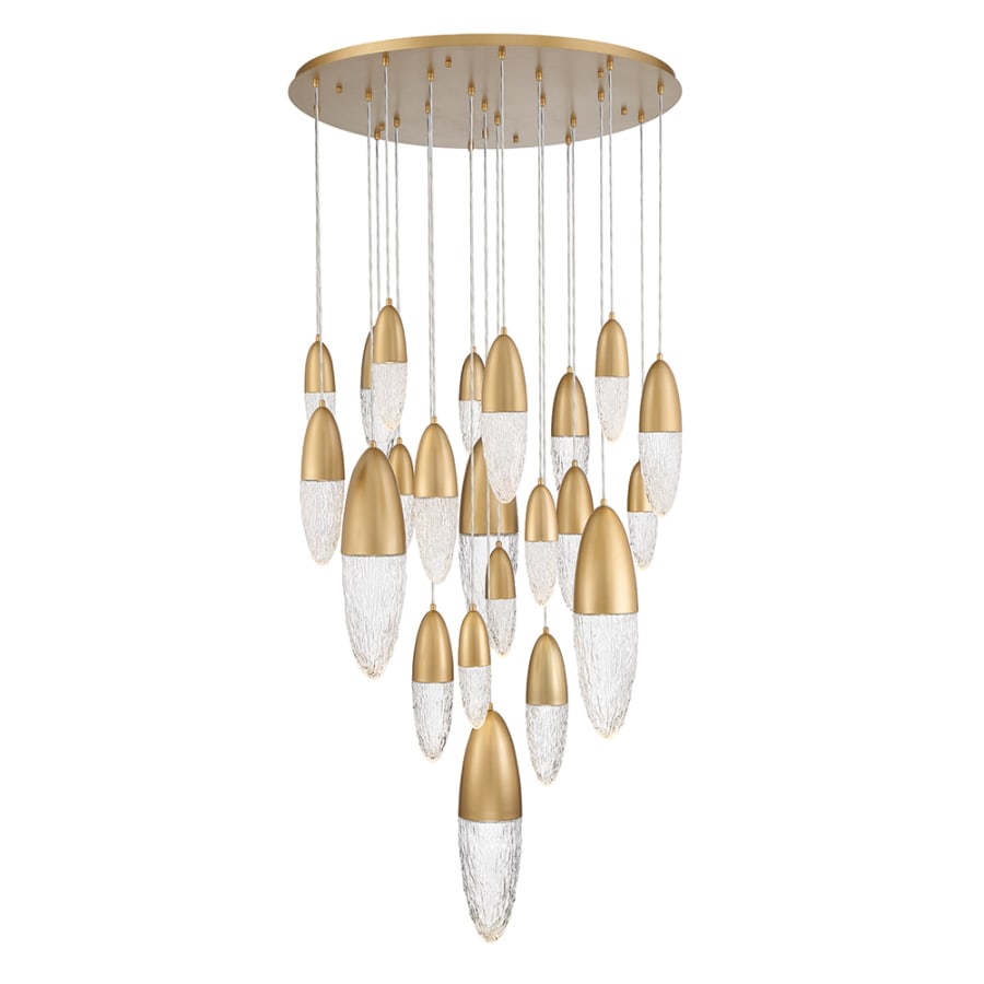 �crou 22 Light 40" Wide Suspension Multi Light Pendant
