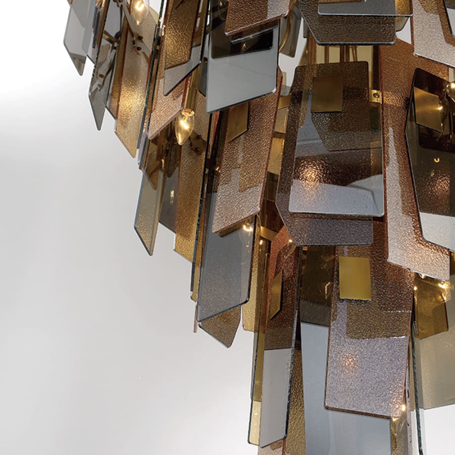 Cocolina 39 Light 44" Wide Abstract Chandelier