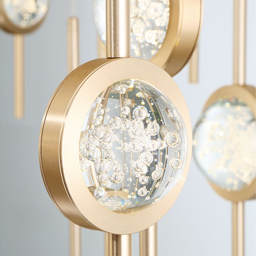 Barletta 40" Wide LED Suspension Multi Light Pendant