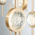 Barletta 40" Wide LED Suspension Multi Light Pendant