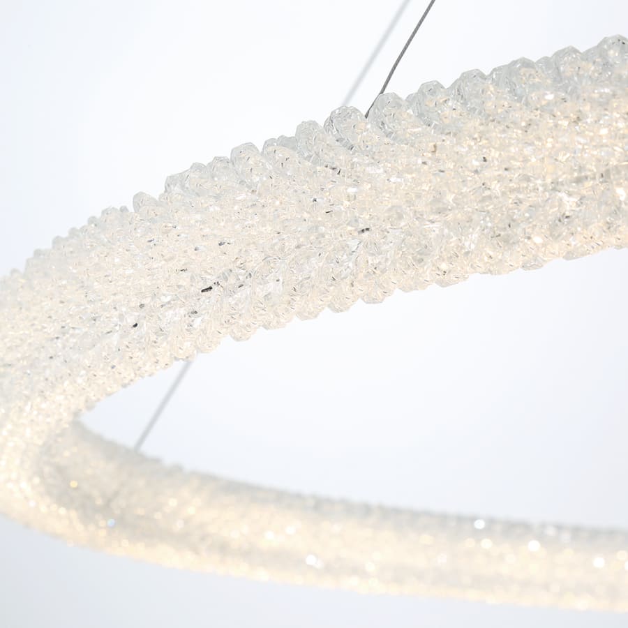 Sassi 3 Light 60" Wide LED Ring Chandelier