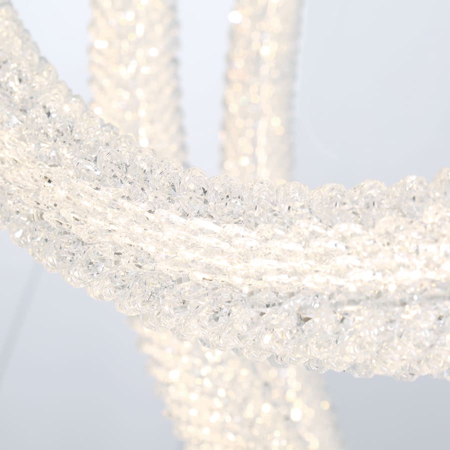 Sassi 3 Light 60" Wide LED Ring Chandelier