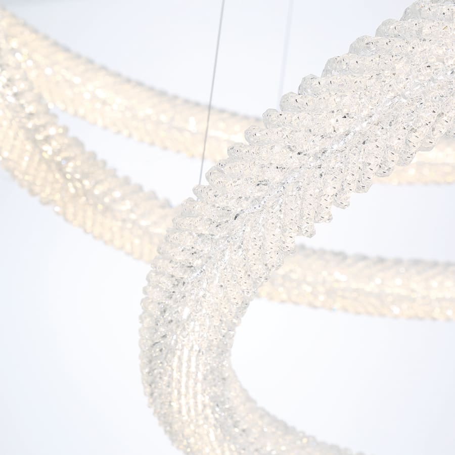 Sassi 3 Light 60" Wide LED Ring Chandelier