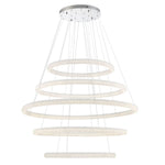 Sassi 5 Light 60" Wide LED Ring Chandelier