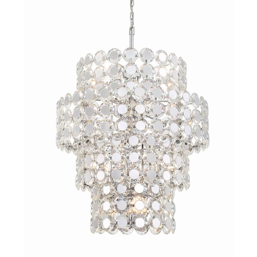 Perrene 24 Light 32" Wide Waterfall Chandelier