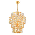 Perrene 24 Light 32" Wide Waterfall Chandelier