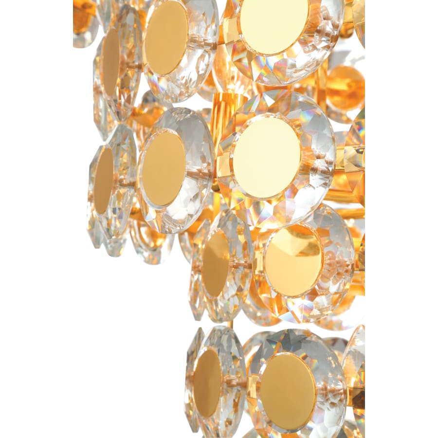 Perrene 24 Light 32" Wide Waterfall Chandelier