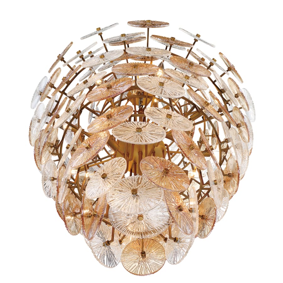 Sue-Anne 27 Light 40" Wide Abstract Chandelier