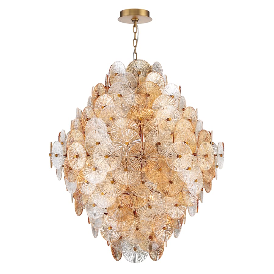 Sue-Anne 27 Light 40" Wide Abstract Chandelier