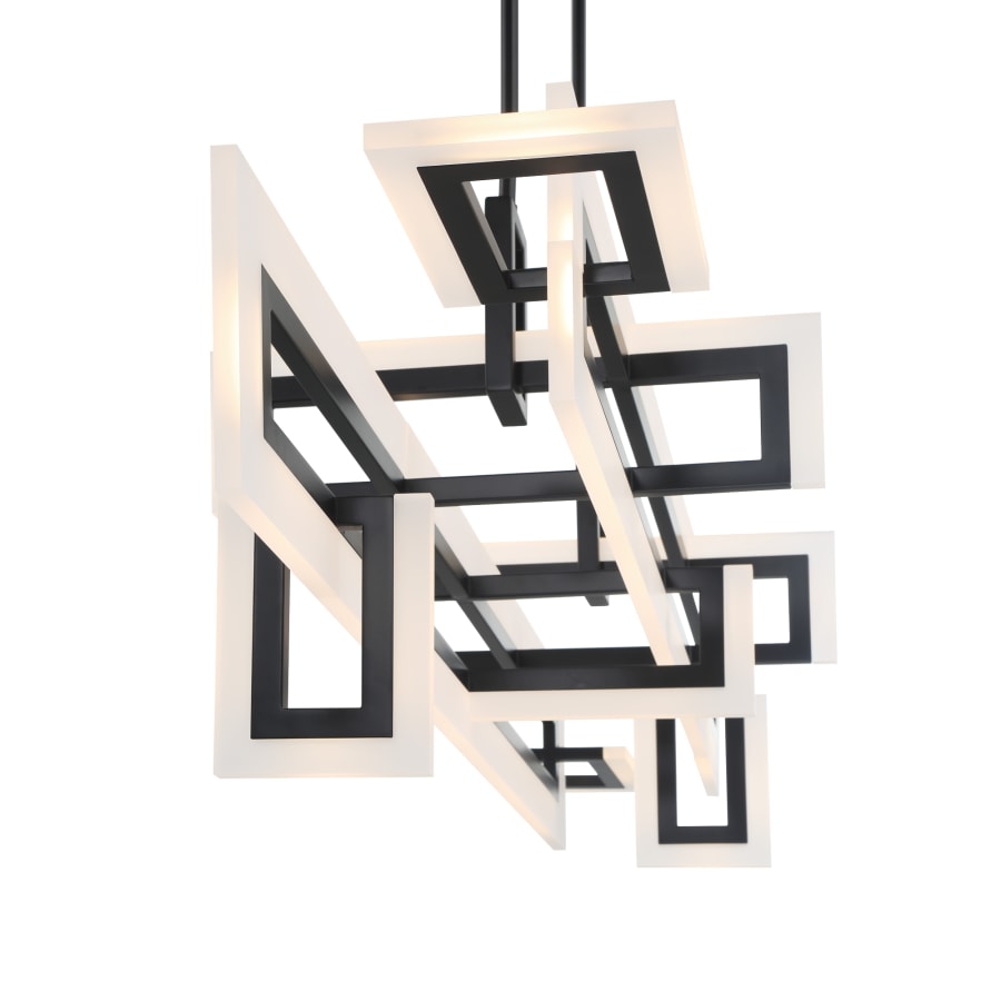 Inizio 55" Wide 3000K LED Geometric Linear Chandelier
