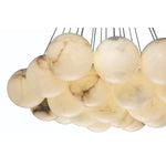 Kepler 29" Wide LED Multi Light Pendant with Alabaster Shades