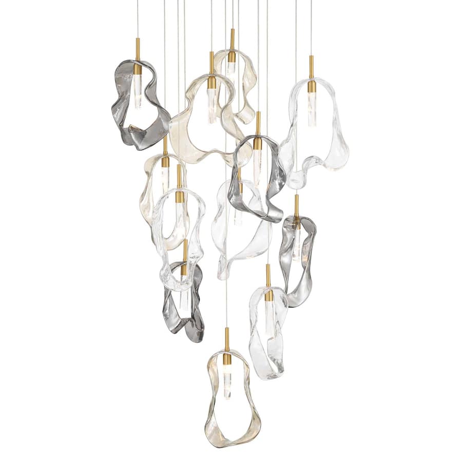 Norah 24" Wide Crystal Chandelier
