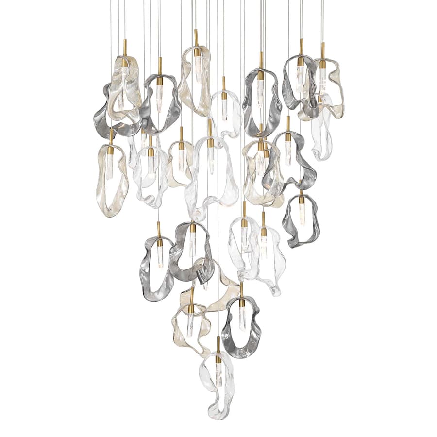 Norah 39" Wide Crystal Chandelier