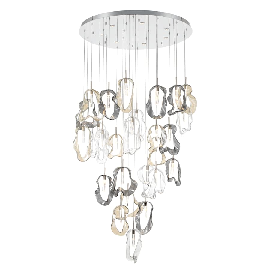 Norah 39" Wide Crystal Chandelier