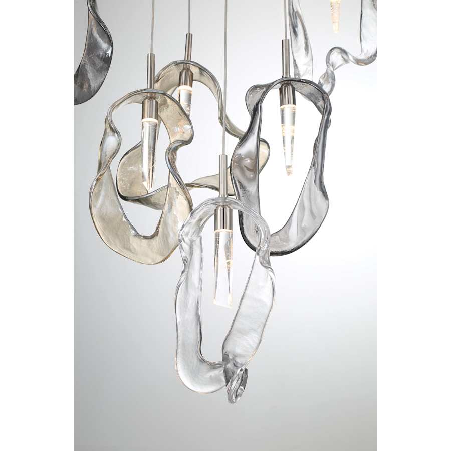 Norah 39" Wide Crystal Chandelier