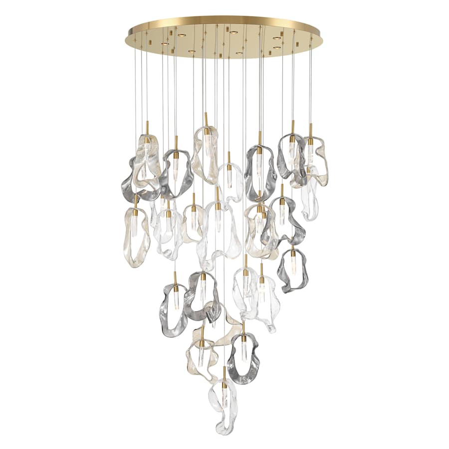 Norah 39" Wide Crystal Chandelier