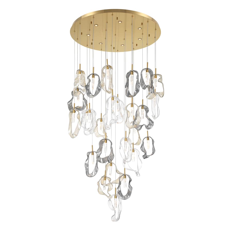 Norah 39" Wide Crystal Chandelier