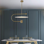 Globe Cylinder Pendant Lights Artistic Metal LED Ceiling Light