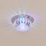 Chandelier Geometric Flush Mount Kitchen Light Fixtures Metal Crystal Ceiling Lights