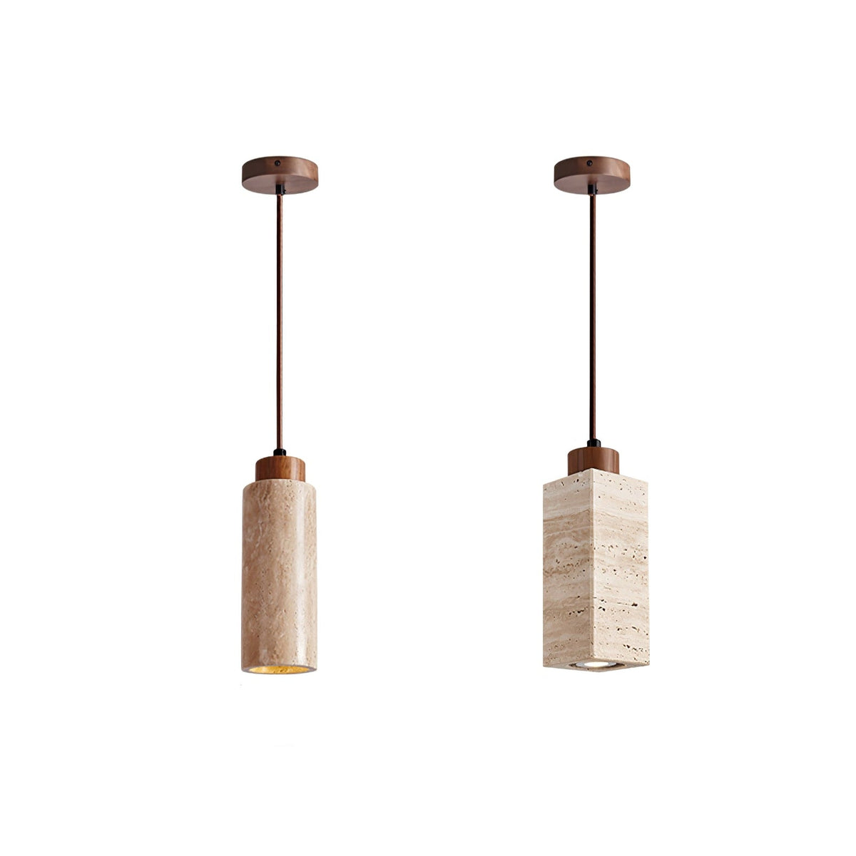 Solvara Travertine Pendant Lamp