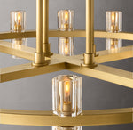 Arcachon LED Round Two-Tier Chandelier 60"