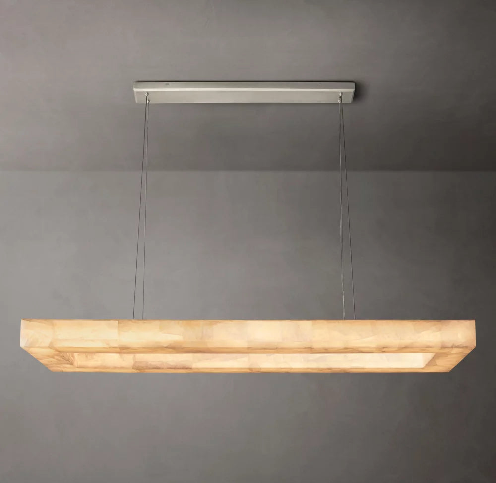 Rivage Lueur Rectangular Chandelier 54"