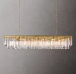 1920s Odeon Rectangular Chandelier 72"