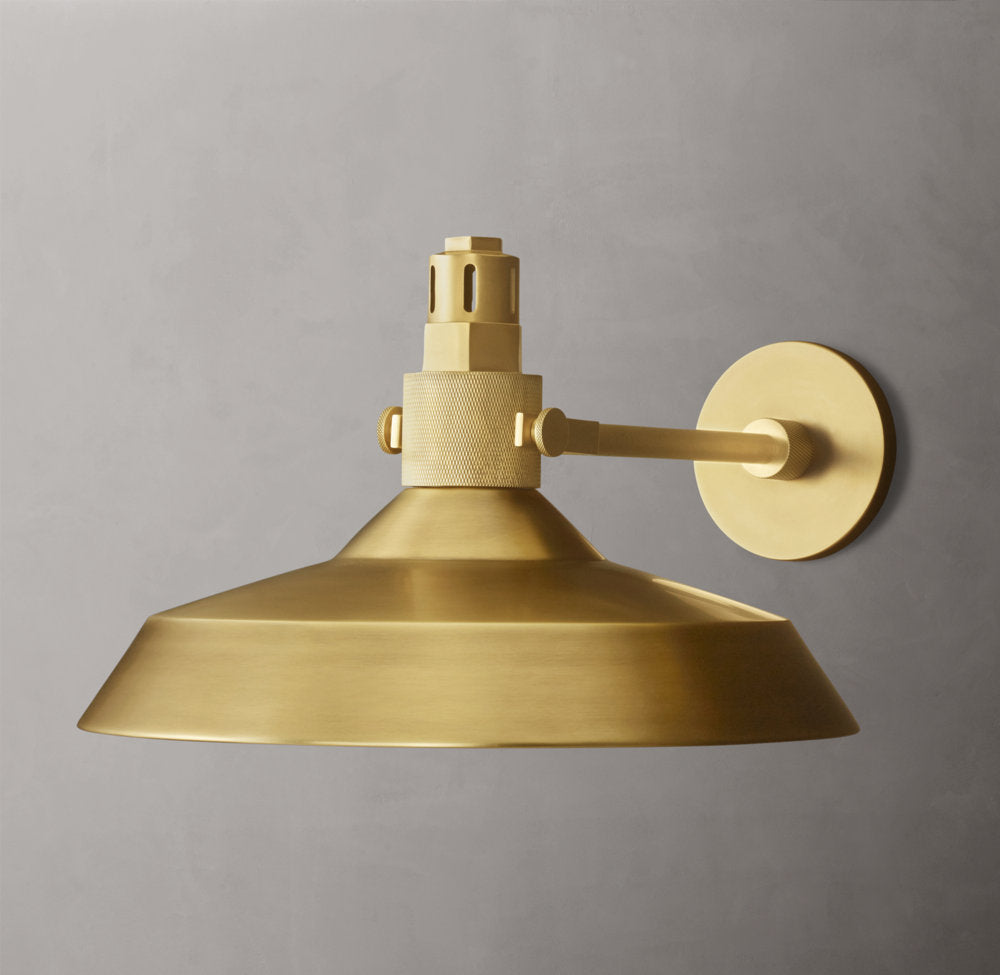 Condorcet Metal Shade Sconce