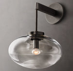 Cabrette Clear Glass Sconce