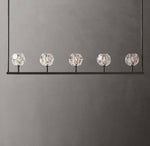 Boule De Cristal Clear Glass Linear Chandelier 48"